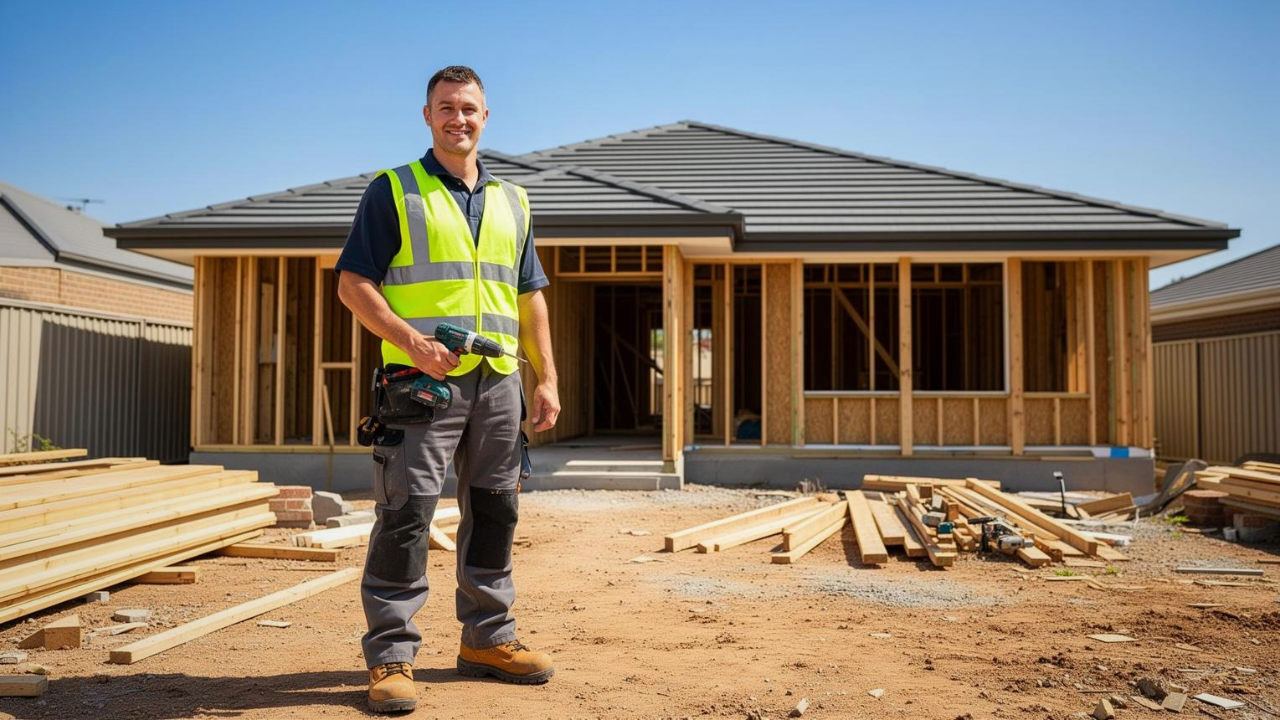 A tradesman in Australia is called a tradie.